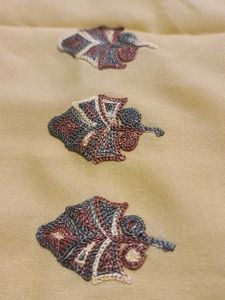 Yellow Kashmiri Embroidery Dress Material