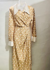 Korean style elegant Midi Dress