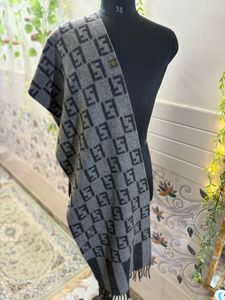 Authentic Fendi Wool Scarf Unisex