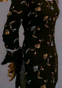 Floral Print Tunic Top