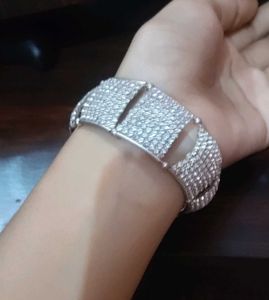 Siver Rhinestone Bracelet