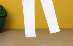 L@87 Size-28 White Skinny Jeans