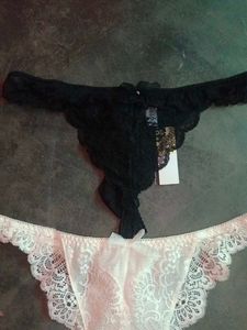 Eblin Sexy Lace Thong Set