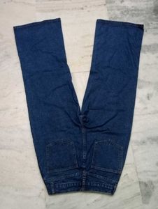 Stylish Blue Denim Wide-Leg Jeans for Women