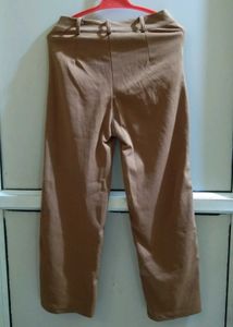 Brown Casual Pants