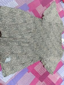 Leopard print stretchable Top