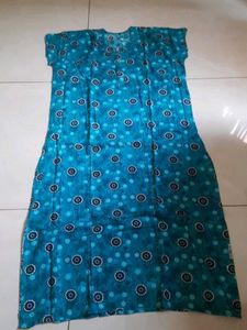 Blue Printed Nighty