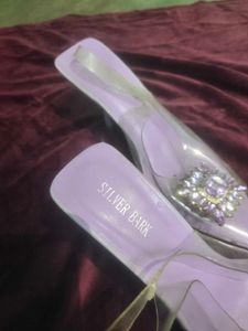 Heels with Gem Detail