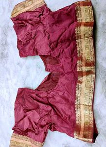 Mauve color Silk Blouse