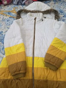 Stylish Color Block Padded Jacket