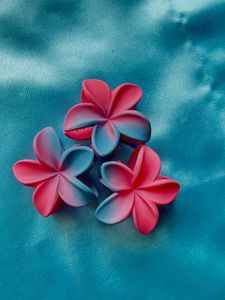 Floral Hair Clips - Pack Of 5