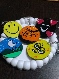 Handmade Painted Keychains