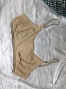 Comfortable Beige Teenage Bra