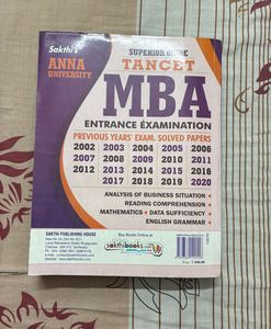 TANCET MBA Entrance Exam Guide
