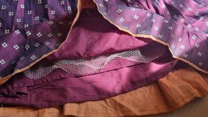 Maroon Gown With Dupatta For Sale