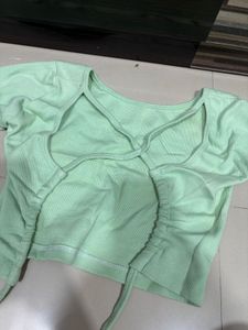 Y2K Backless Crop Top