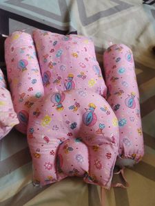 New Baby Bed With Protectors, Pillows