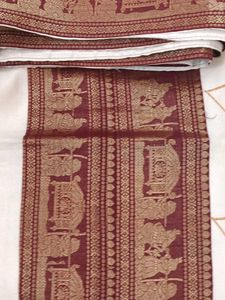 Elegant Floral Embroidered Saree