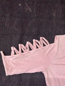 Pink Sequins Top