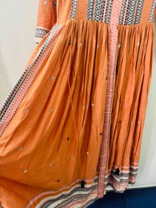 W Orange Dress