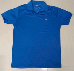 Puma Blue Polo T-Shirt