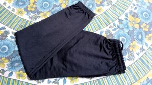 High Waist Black Joggers