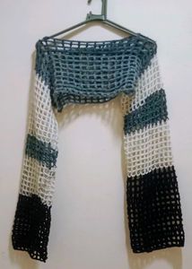 Handmade Crochet Ombre Shrug Sleeves