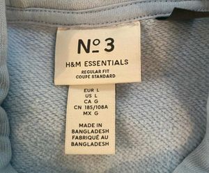 H&amp;M hoodie off white part