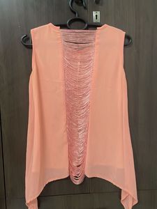 Peach Sleeveless Top