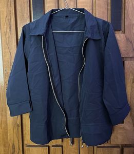 Navy Blue Lightweight Jacket