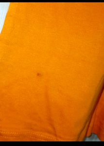Orange T-shirt For Womens