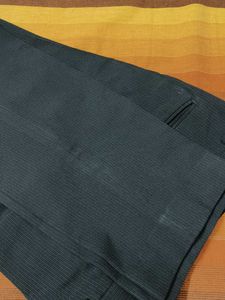 John Player Charcoal Black Viscose Formal Trouser
