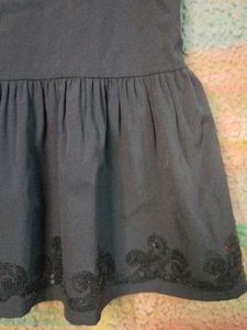 Girls&#39; Black Sequinned Party Dress