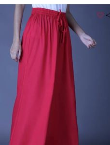 Pink Solid Rayon Palazzo