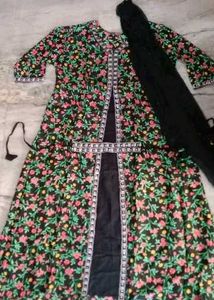 Floral Embroidered Gown