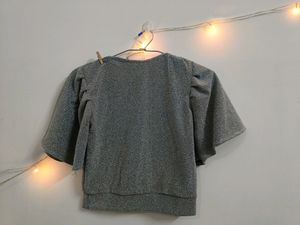 Party wear SILVER Top