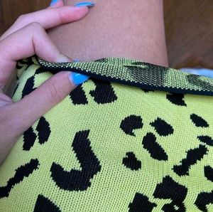 zara knit mini skirt💛