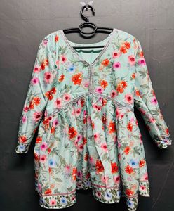 Short Kurta With Palazzo Pant.