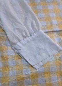 Chic White Button-Down Blouse