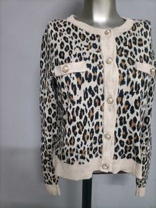 Leopard Print Cardigan ( korean brand )