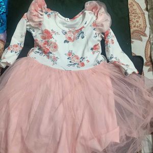 Cute Floral Girls Dress