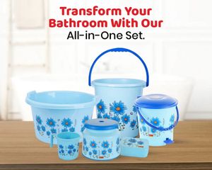 6-Piece Printed Bathset