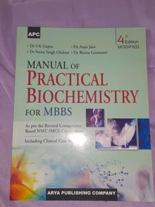 Manual For Practical Biochemistry