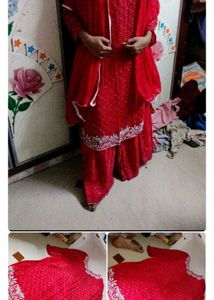 Pink Embellished Kurta