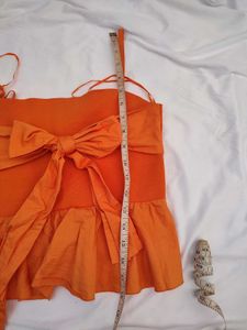 Zara Back Tied Knit Top