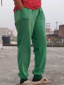Green Casual Pants