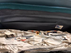 Hand Bag In Teal Color