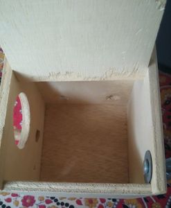 Nest/ breeding box for budgies, finches