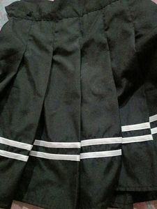 Pleated Black Skirt