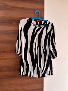 Zebra Print Top